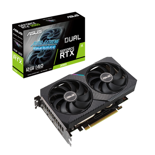 ASUS Dual GeForce RTX™ 3060 V2 OC Edition 12GB GDDR6