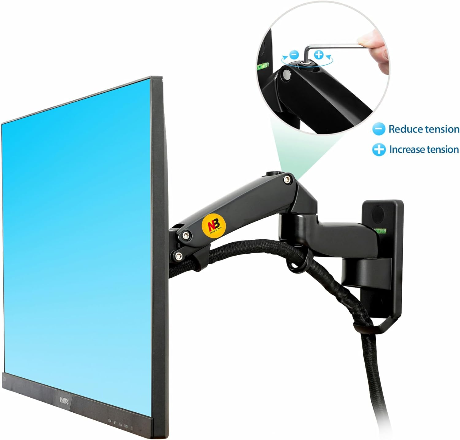 North Bayou F150 17''- 35'' Monitor Desk Mount Stand